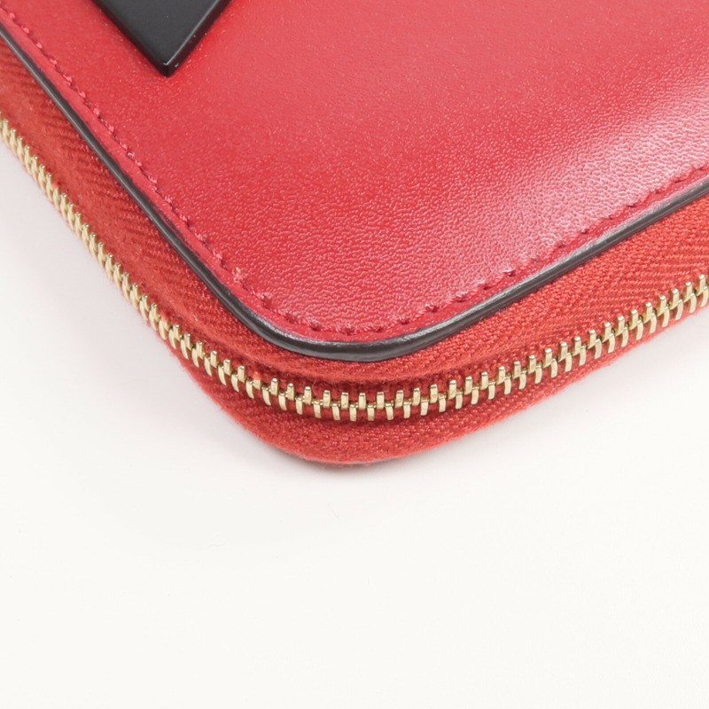 FENDI 牛皮皮革Coin/Card Case金扣零錢包/卡片套-8