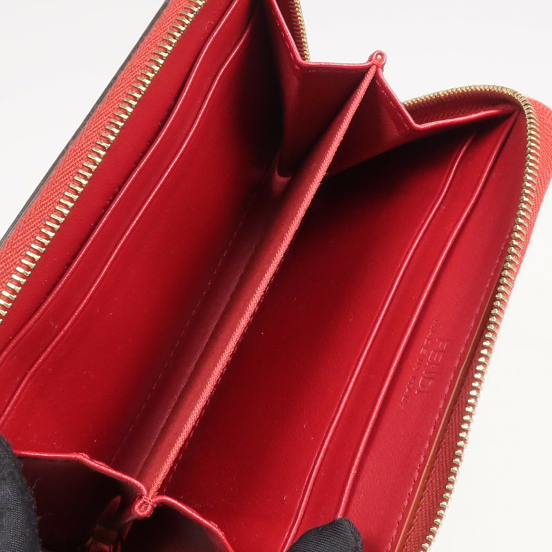 FENDI 牛皮皮革Coin/Card Case金扣零錢包/卡片套-11