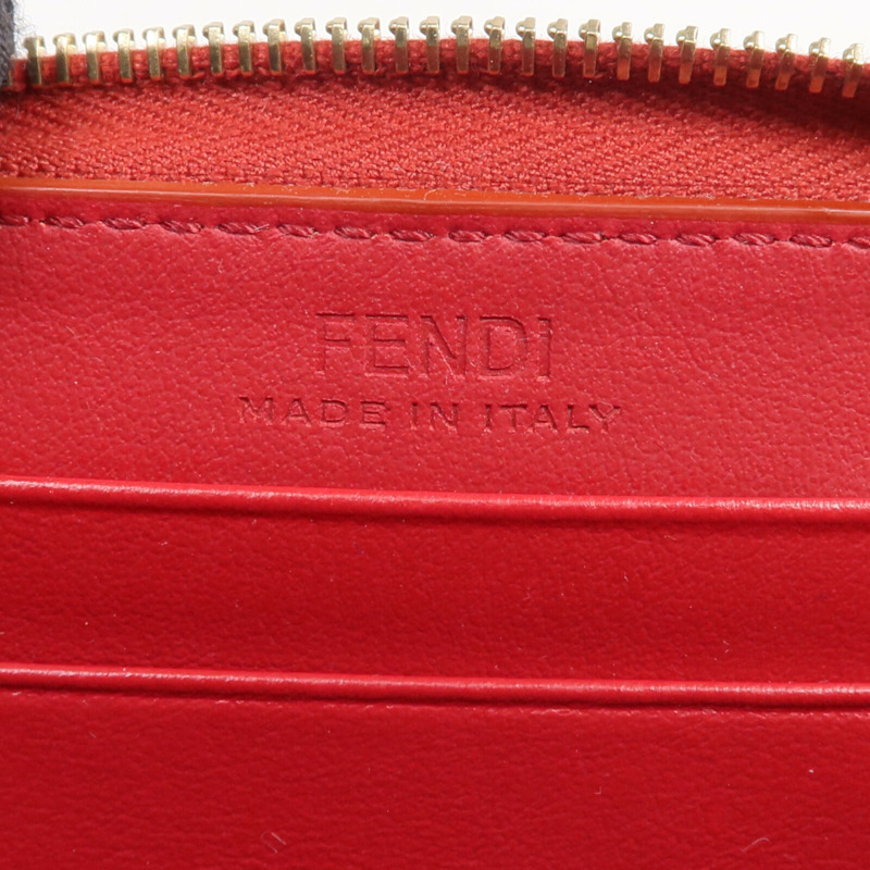 FENDI 牛皮皮革Coin/Card Case金扣零錢包/卡片套-12