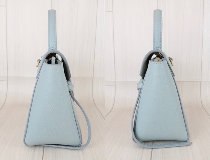 「JL精品代購」9新 Celine 淺藍鯰魚包Belt Nano-4