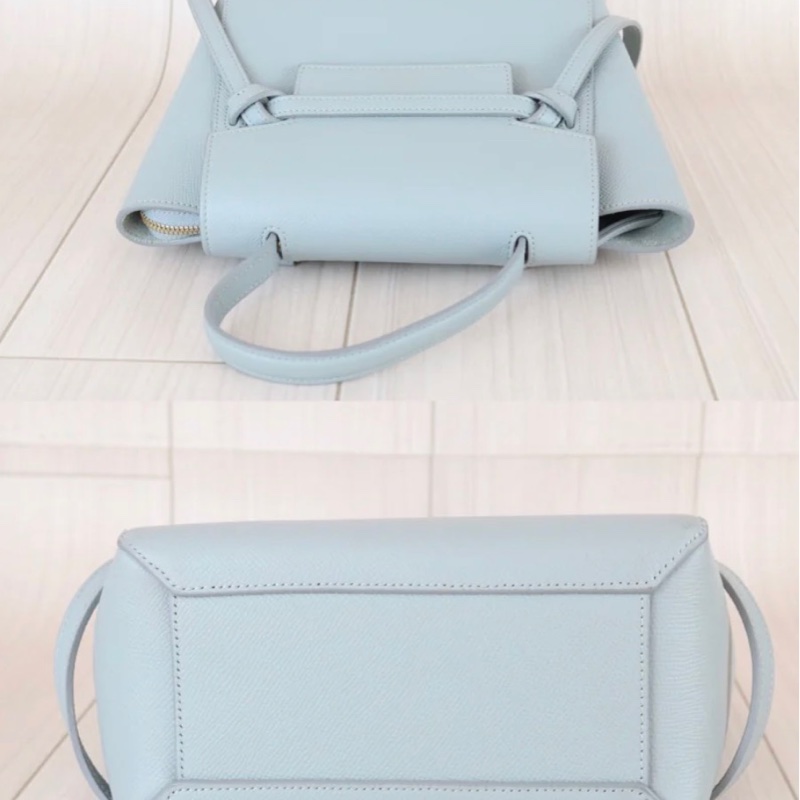 「JL精品代購」9新 Celine 淺藍鯰魚包Belt Nano-5