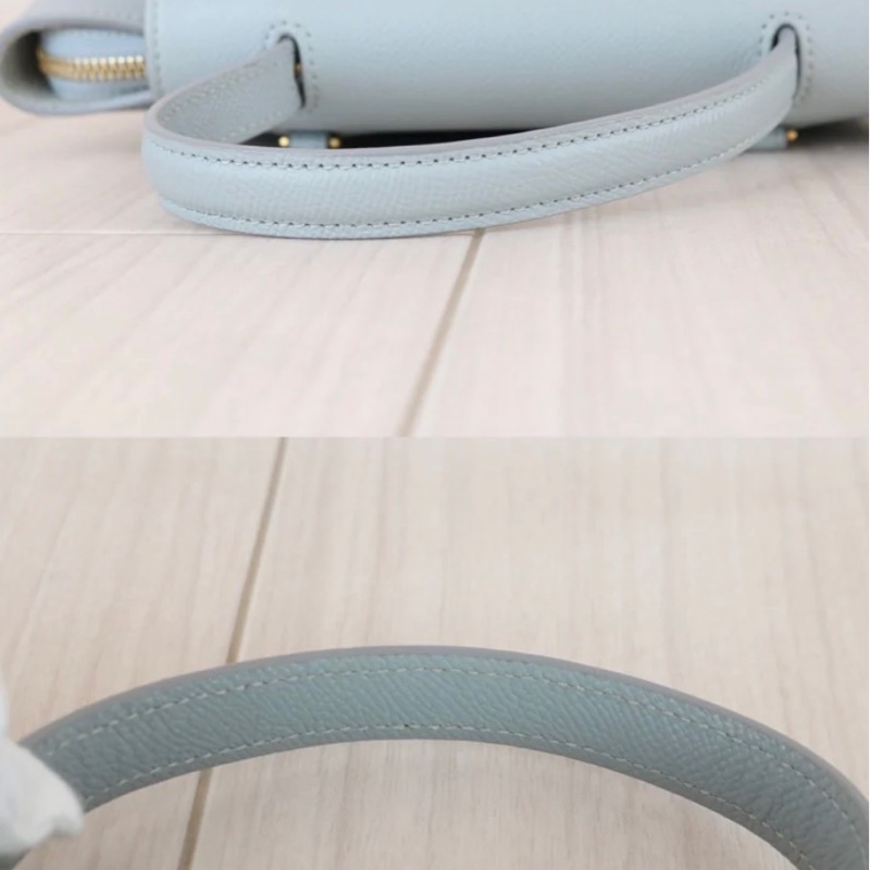 「JL精品代購」9新 Celine 淺藍鯰魚包Belt Nano-6