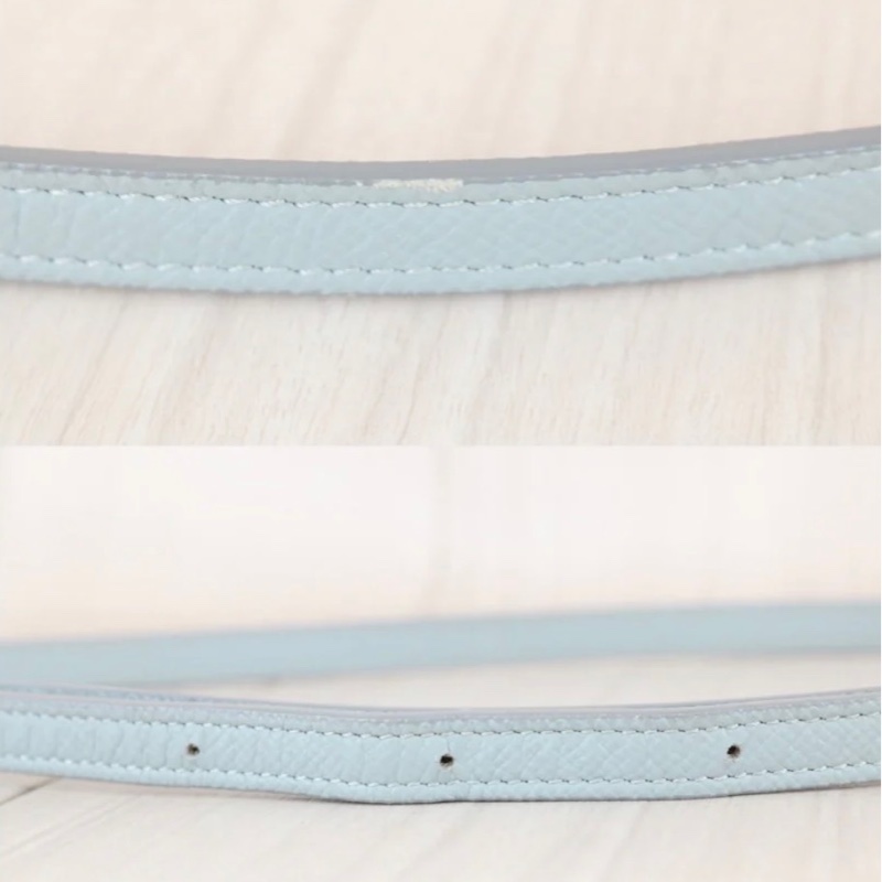 「JL精品代購」9新 Celine 淺藍鯰魚包Belt Nano-14