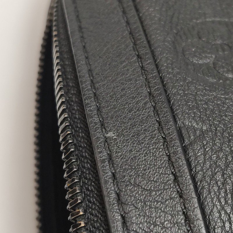 Louis Vuitton (LV)Trio牛皮純色老花壓紋子母包斜背包晶片款:-20