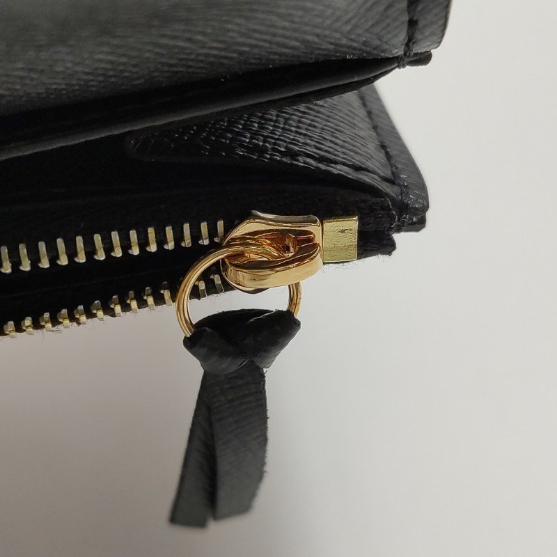 Louis Vuitton (LV)Rosalie牛皮拼色Monogram印花按扣卡包晶片款-8