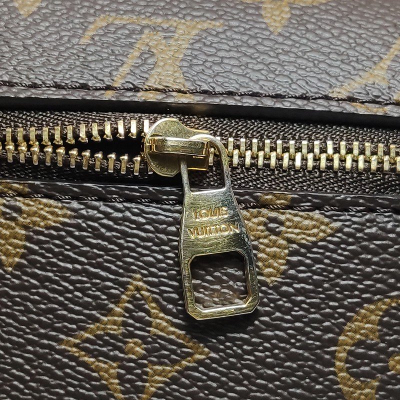 Louis Vuitton (LV) Pochette Metis East West植革老花肩包晶片款-9