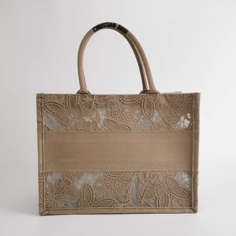 DiorBookTote中型帆布手提包-4