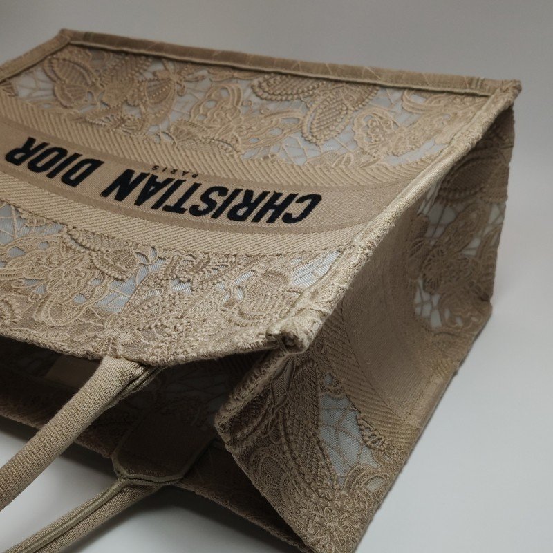 DiorBookTote中型帆布手提包-10