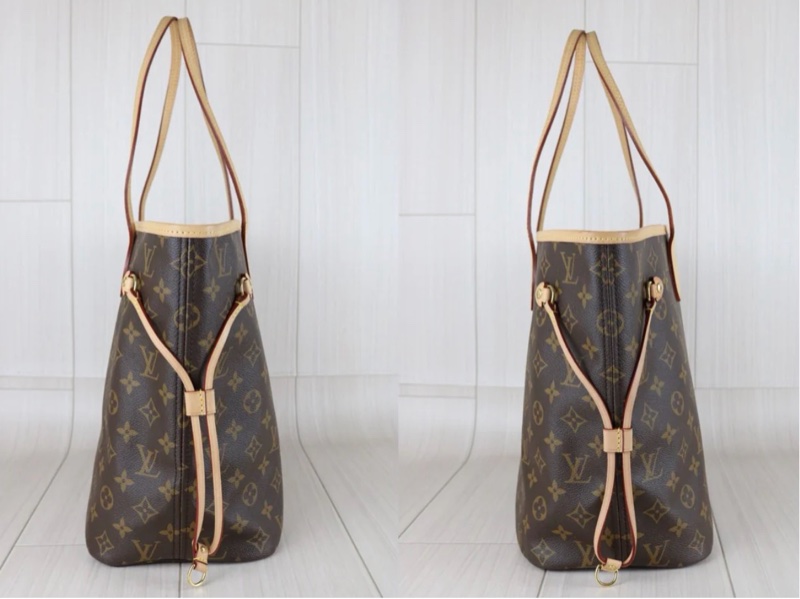 「JL精品代購」98新 LV 老花Neverful經典購物袋 ic 芯片款-3