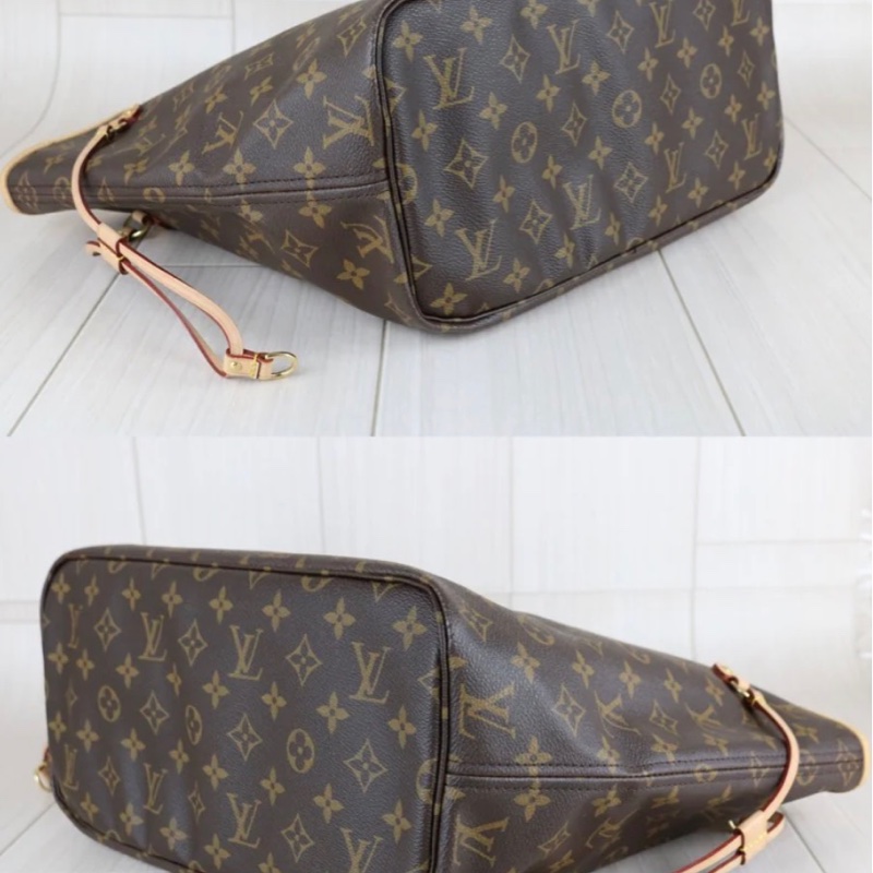 「JL精品代購」98新 LV 老花Neverful經典購物袋 ic 芯片款-6