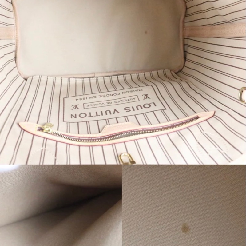 「JL精品代購」98新 LV 老花Neverful經典購物袋 ic 芯片款-8