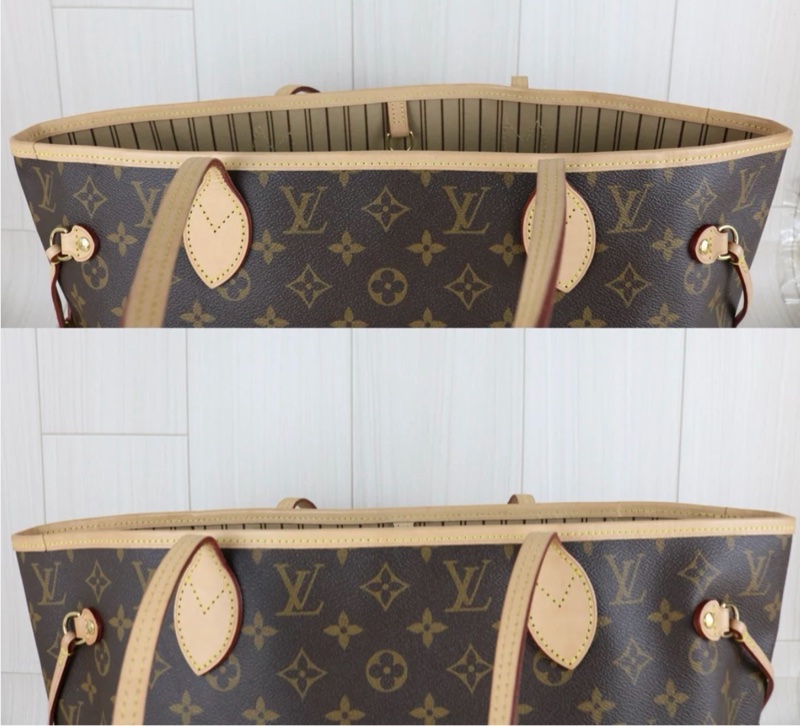 「JL精品代購」98新 LV 老花Neverful經典購物袋 ic 芯片款-11