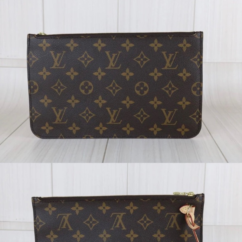 「JL精品代購」98新 LV 老花Neverful經典購物袋 ic 芯片款-14