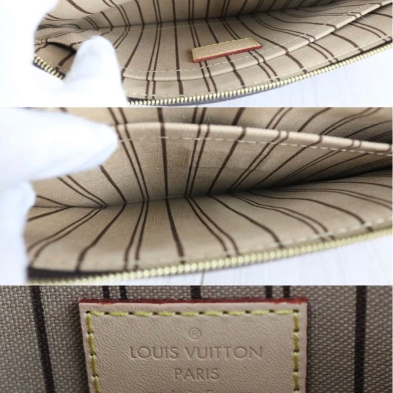 「JL精品代購」98新 LV 老花Neverful經典購物袋 ic 芯片款-17