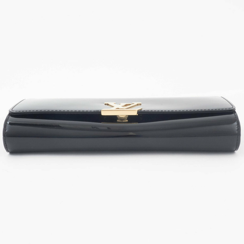 路易威登 Louise Pochette EW NM 手拿包/副包 M51634 漆皮黑色-6