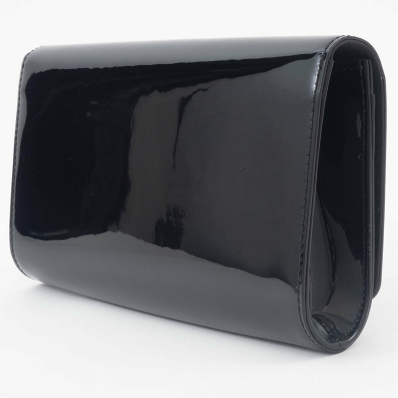 路易威登 Louise Pochette EW NM 手拿包/副包 M51634 漆皮黑色-8