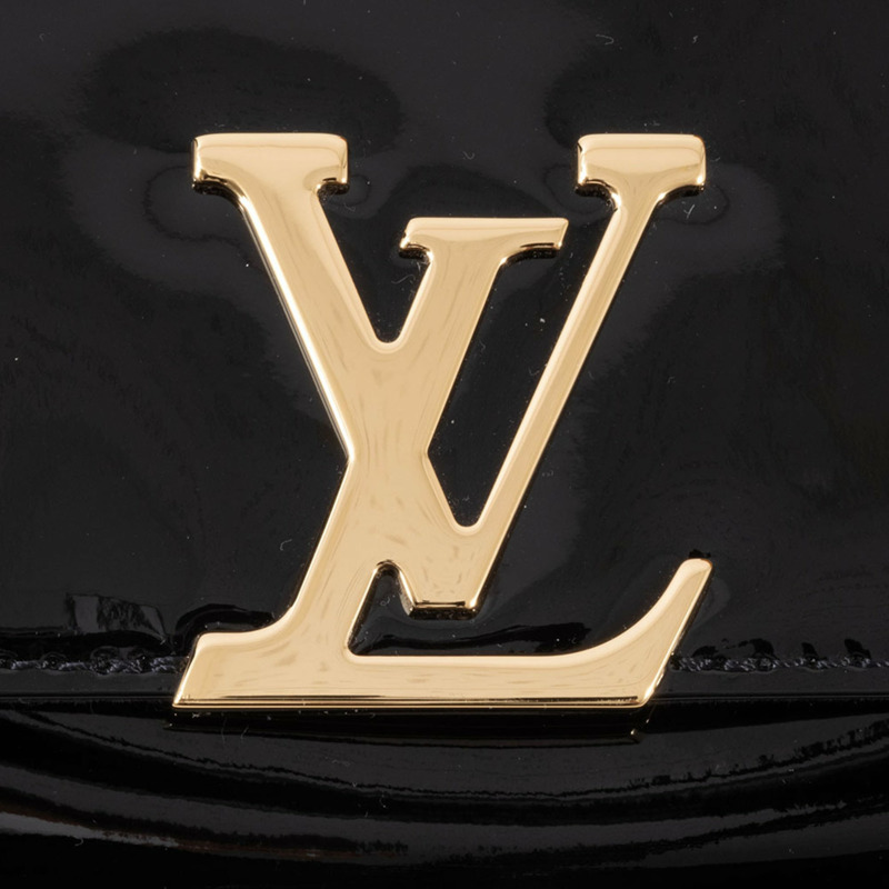 路易威登 Louise Pochette EW NM 手拿包/副包 M51634 漆皮黑色-9