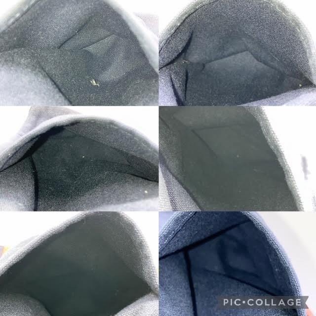 真品 愛馬仕 Hermes 托特包 Foul Tou MM 海軍藍帶棕色條紋-8