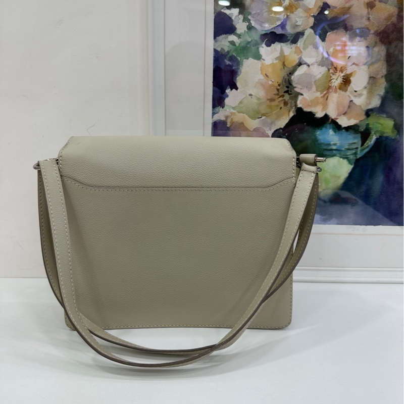 Hermes 愛馬仕豬鼻子23 roulis23 冰河白銀扣 D刻 有購證-2