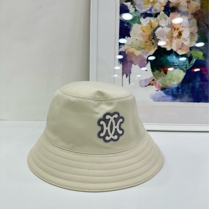 Hermes愛馬仕Harper Lift白色漁夫帽57碼，全新-0