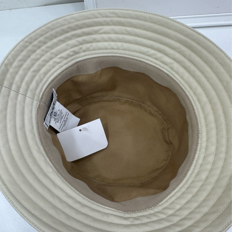 Hermes愛馬仕Harper Lift白色漁夫帽57碼，全新-2