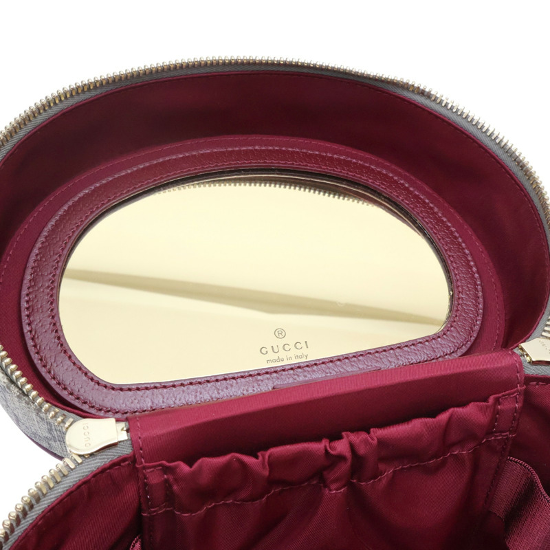 波爾多色 GG Supreme帆布 Ancora 肩背包【GUCCI 古馳】 814216-6