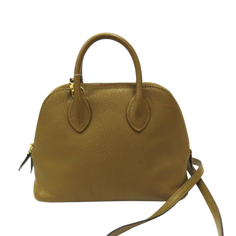 金沙色 山羊皮 Bolide 1923 mini 肩背包 D刻【HERMES 愛馬仕】-1