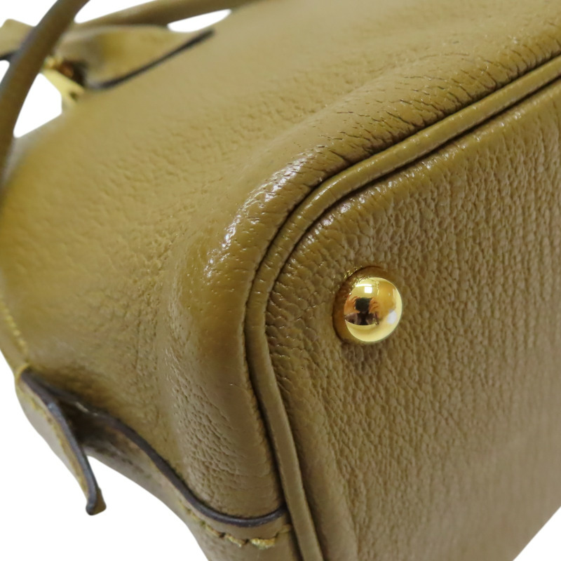 金沙色 山羊皮 Bolide 1923 mini 肩背包 D刻【HERMES 愛馬仕】-10