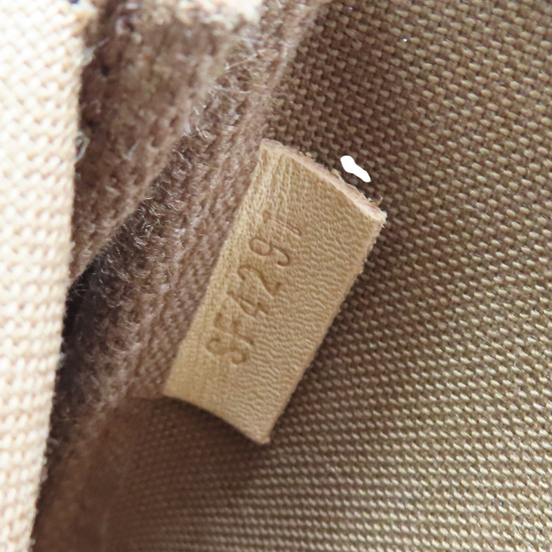 棕色 原花帆布 Mini Pochette Accessoires 手提包【LOUIS VUITTON LV 路易威登】 M58009-6