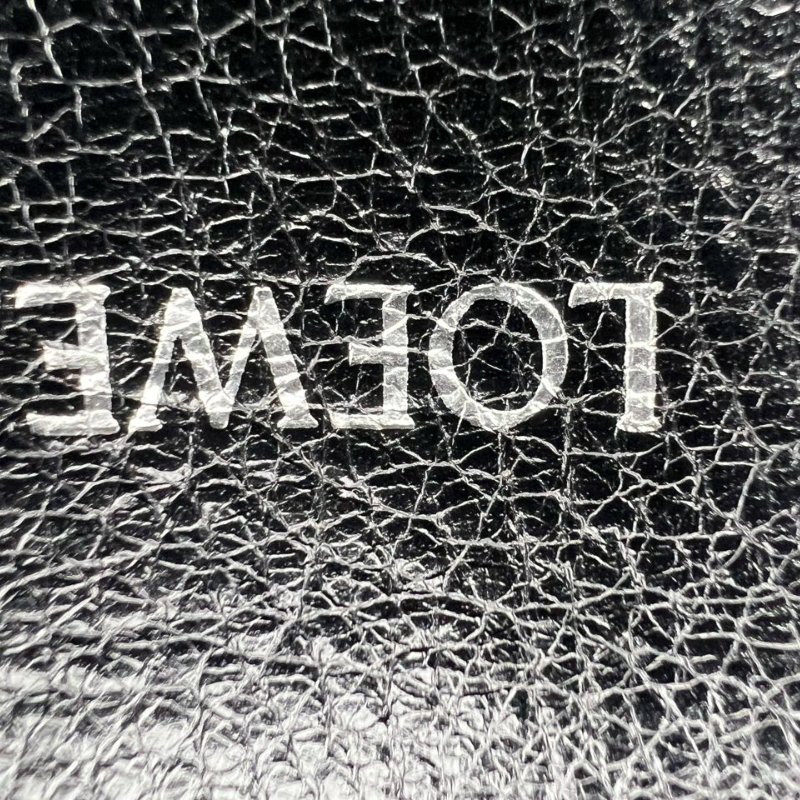 LOEWE 黑色粒面皮革手提斜挎包-5