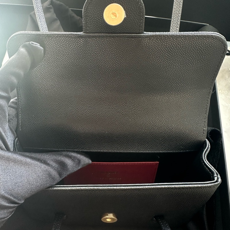 香奈兒26s preppy coco mini 17cm黑色-8