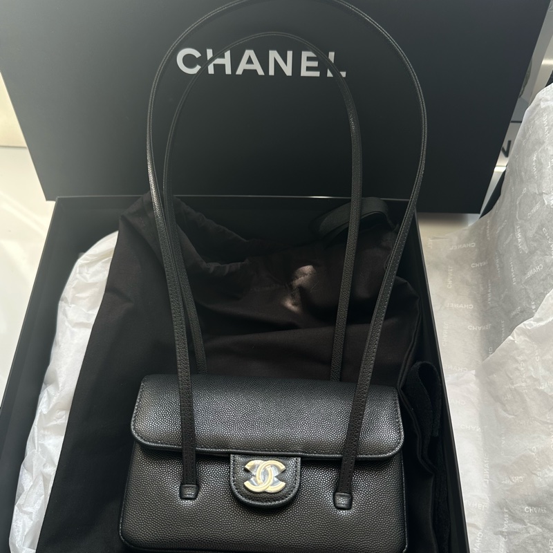 香奈兒26s preppy coco mini 17cm黑色-9