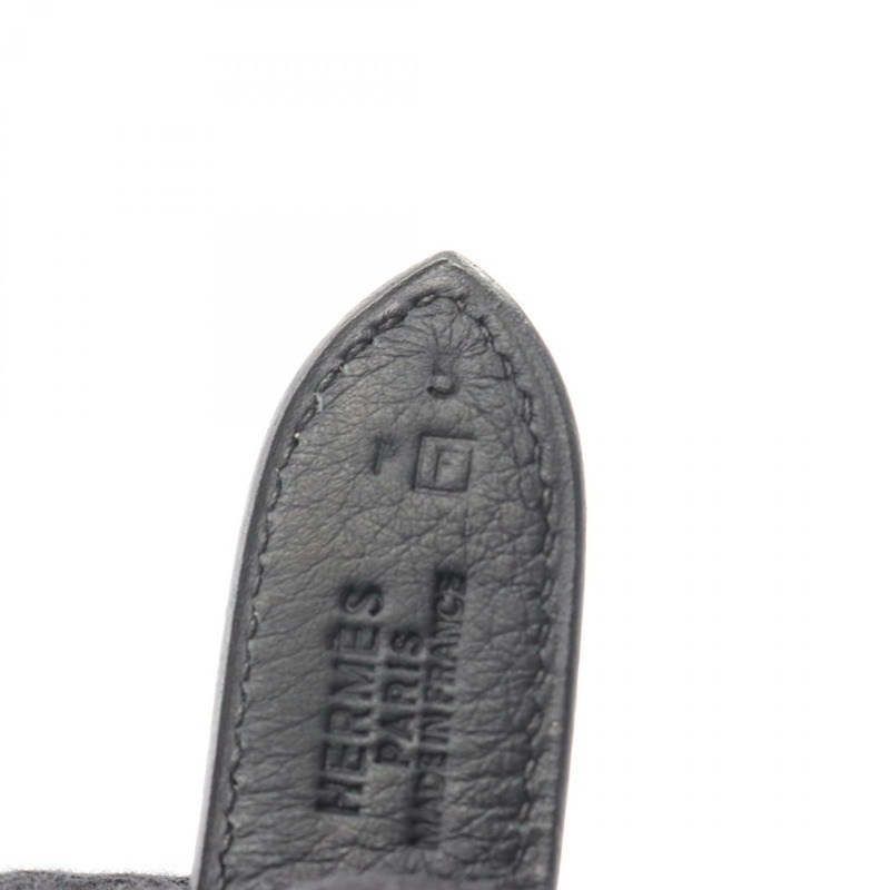 愛馬仕 Trim 31 肩背包,Clemence 皮革,黑色,金色五金,二手,女士款-4