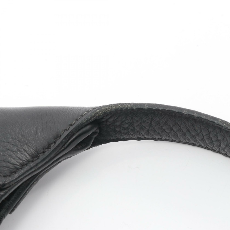 愛馬仕 Trim 31 肩背包,Clemence 皮革,黑色,金色五金,二手,女士款-7