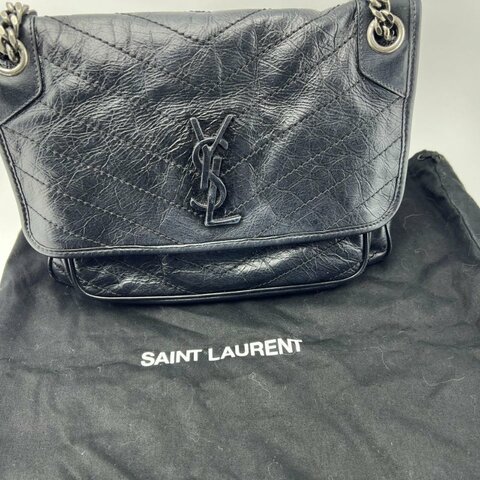 Saint Laurent Niki 油蠟皮鍊條包