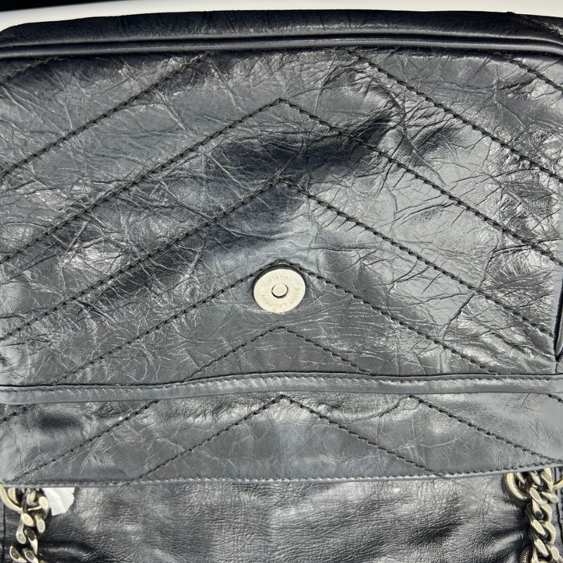 Saint Laurent Niki 油蠟皮鍊條包-2