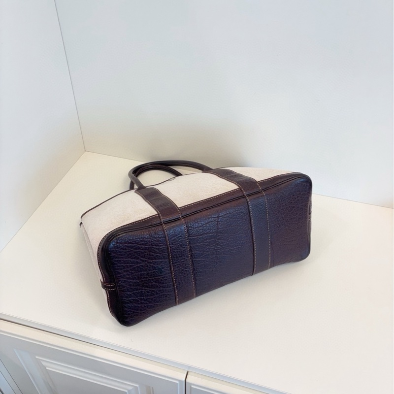 【97新🆕】Hermes gp36 garden party 花園36 經典米棕拼色手提包-6