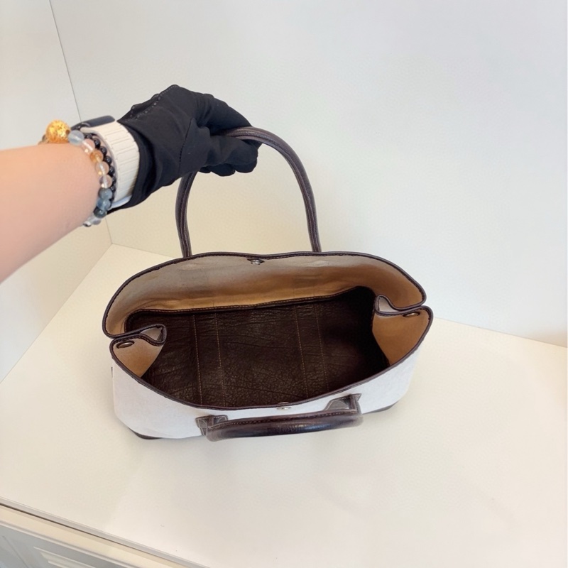 【97新🆕】Hermes gp36 garden party 花園36 經典米棕拼色手提包-7