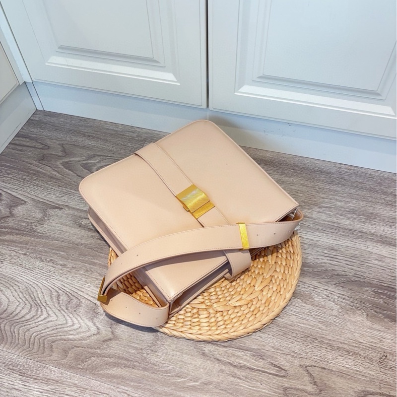 【98新🆕】BV Bottega veneta Marie box系列 裸粉色金扣hobo托特包-4