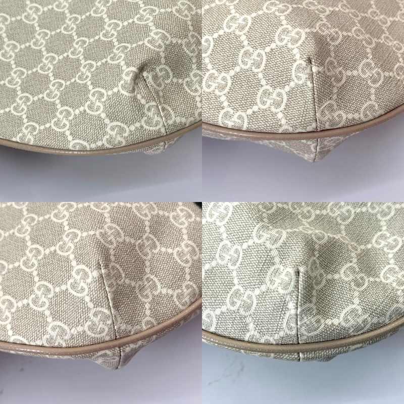 GUCCI 古馳 經典Ophidia系列GG SUPREME帆布肩背斜背包 彎月包 598125-3