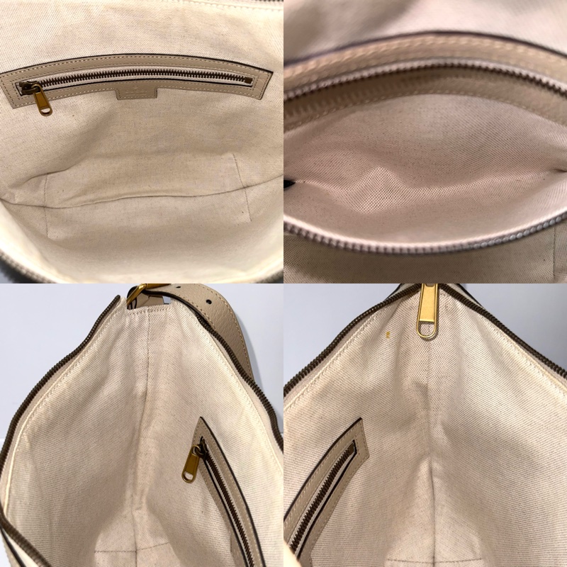 GUCCI 古馳 經典Ophidia系列GG SUPREME帆布肩背斜背包 彎月包 598125-5