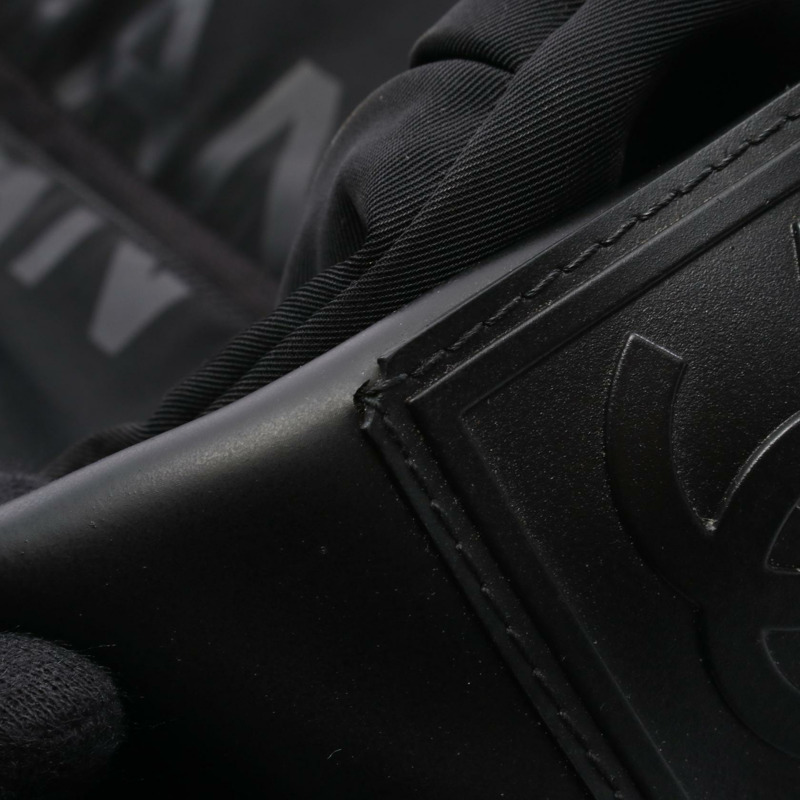 香奈兒運動系列 COCO 標誌單背包 A26709 尼龍橡膠黑色二手男士 CC-8