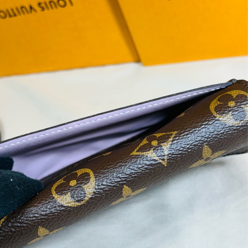 ✨新款芯片 LV Louis Vuitton 路易威登 Sarah 老花金釦翻蓋16卡長夾-6