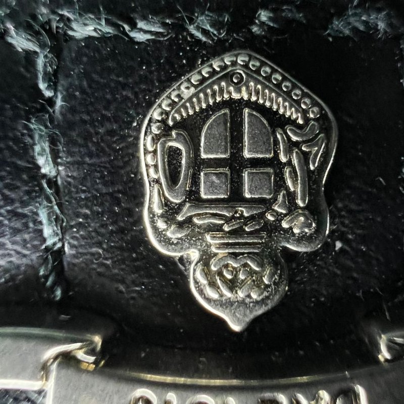 Prada Diagramme 黑色菱格皮革鍊條單肩包-23