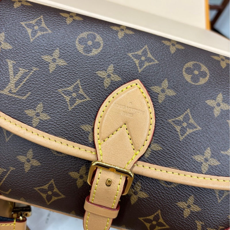 【98🆕】 LV Diane老花中號法棍 斜挎包 單肩包-2