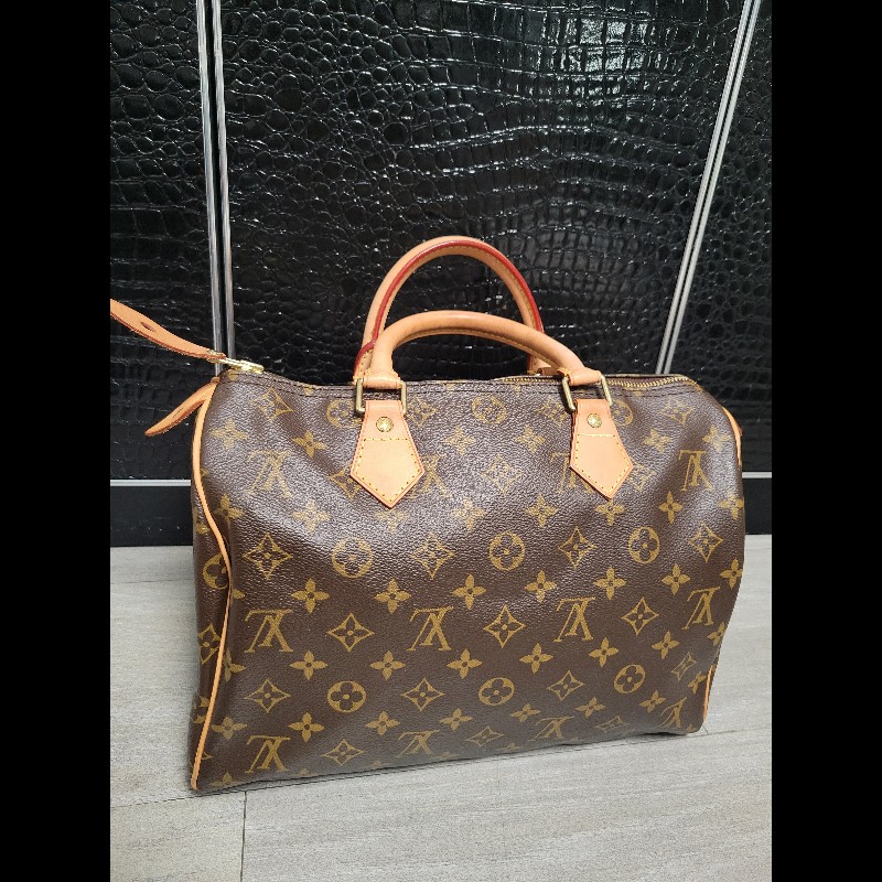 正品 95% New Louis Vuitton Speedy 30 Monogram bag 手提包-12