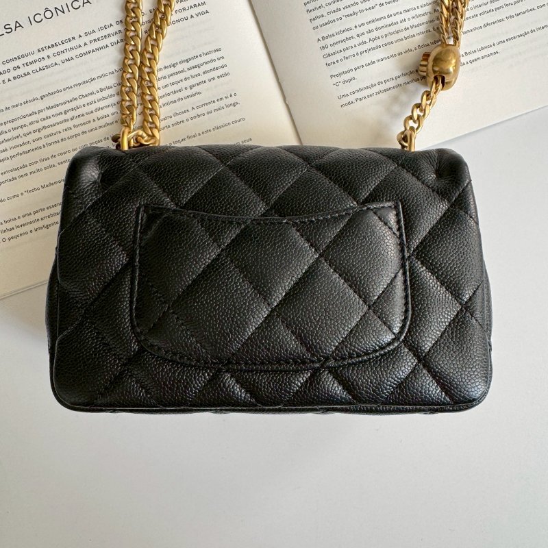 🤍💥熱賣斷貨款 Chanel 黑色愛心調節鏈包-2