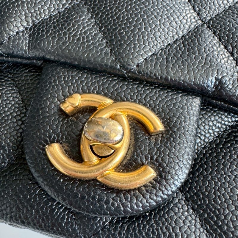 🤍💥熱賣斷貨款 Chanel 黑色愛心調節鏈包-3