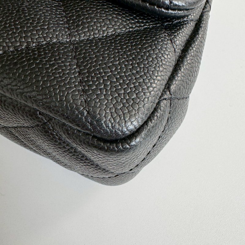 🤍💥熱賣斷貨款 Chanel 黑色愛心調節鏈包-6