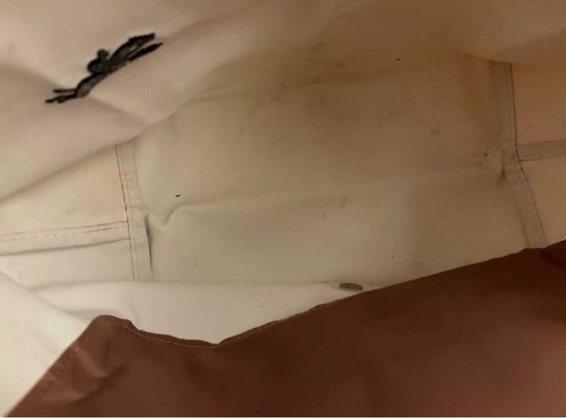 longchamp短柄s 限定煙燻粉色-7